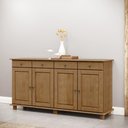 Ver imagem 1 de Balcão Madeira Maciça Garnet 4 Portas Freijó - G74 - Gran Belo