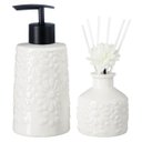 Ver imagem 1 de Kit Lavabo Banheiro Difusor Aromatizador Saboneteira Líquida