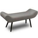 Ver imagem 1 de Recamier Áustria 120cm Suede Cinza - D A Decor