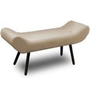 Ver imagem 1 de Recamier Áustria 120cm Suede Bege - D A Decor