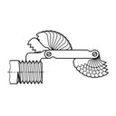 Ver imagem 2 de Medidor Passo Rosca Pente Calibre Calibrador 52 Laminas