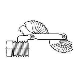 Medidor Passo Rosca Pente Calibre Calibrador 52 Laminas - 2