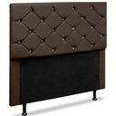Ver imagem 1 de Cabeceira Queen Alemanha 160 CM Suede Marrom - D A Decor