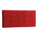 Ver imagem 1 de Painel King Jordania 195 Cm Vermelho - D A Decor