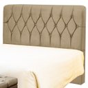 Ver imagem 1 de Cabeceira Solteiro Istambul 90 CM Suede Cappucino - D A Decor