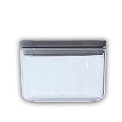 conj 2 Porta Mantimentos Cristal 0,5L - 10,5X10,5X7,5cm PLASVALE 51742