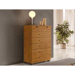 Comoda New Barcelona 7 Gavetas Benetil Cinamomo - 2