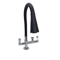 Torneira Flexivel de Mesa Samer Metais com Saída para Maquina de Lavar Louça e Roupa Tubo Dois Jatos - 4