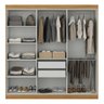 Guarda-Roupa Casal 6 Portas 2 Gavetas Paris - 7