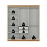 Guarda-Roupa Casal 6 Portas 2 Gavetas Paris - 5
