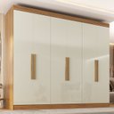 Ver imagem 1 de Guarda-roupa Casal 6 Portas 2 Gavetas Paris