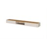 Nicho Aros para Parede Suspenso 1,80m com 2 Gavetas Off White/naturalle - Mavaular - 1