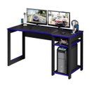 Ver imagem 2 de Mesa Gamer Dark para 3 Monitores Preto/azul - Pnr Móveis