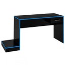 Ver imagem 3 de Mesa Gamer Stone Ideal para 2 Monitores Preto/azul - Pnr Móveis