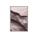 Ver imagem 1 de Quadro Decorativo - Natureza Folhas Abstratas Rose Gold Flnt086 - Tela Canvas - 60x40cm