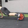 Roda Multifuncional para Exercícios Abdominais com Apoio para Pés e Mãos - Rae Fitness - 7
