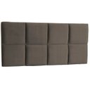 Ver imagem 1 de Painel Queen Poliana 160 CM Cinza - D A Decor