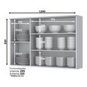 Ver imagem 5 de Armário De Cozinha 03 Portas 120 Cm Nova York Henn Branco