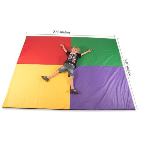 Tapetão De Espuma e Corano Colorido 2,50 X 1,90 M X 3 Cm