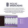 Colchão Queen Ortopédico D28 Molas Ensacadas a Vácuo 158x198cm Bf Colchões - 5