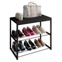 Ver imagem 1 de Banco Sapateira para Organizar Calçados com Tampo em Mdp e Aço Aramado