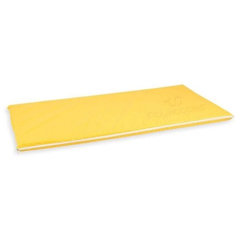 Colchonete em Napa com Espuma 120 X 60 X 4 cm com Zíper - Amarelo