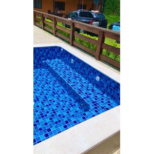 Borda Atérmica para Piscina 50x25x2cm Maresias Cinza - Areia de Quartzo Ind. Cimentícia