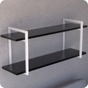 Ver imagem 3 de Prateleira Estilo industrial Para Sala Parede GND BP 120cm
