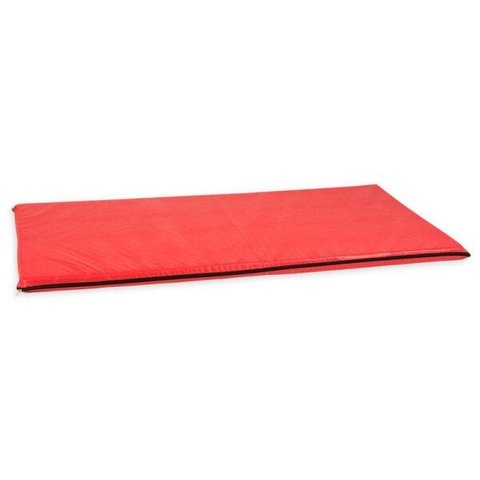 Colchonete em Napa com Espuma 120 X 60 X 4 cm com Zíper - Vermelho