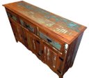 Ver imagem 2 de Balcão Arcais Armário Buffet de Demolição com Patina:Marron/150X100X45