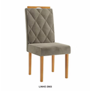 Ver imagem 4 de Mesa Simpatia 1,20 4 Cadeiras Diamante Linho Jcm Cinamomo/off