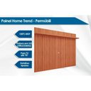 Ver imagem 2 de Painel Quarto P/tv até 70 Pol Trend 100% Mdf Ripado C/ Prateleira 180x135cm Cinamomo - Permóbili