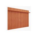 Ver imagem 1 de Painel Quarto P/tv até 70 Pol Trend 100% Mdf Ripado C/ Prateleira 180x135cm Cinamomo - Permóbili