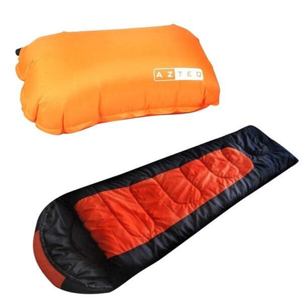 Saco de Dormir Térmico até -5°C EchoLife Cocoon com Travesseiro Inflável AZTEQ Looper - 1