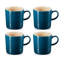 Caneca Espresso Le Creuset Cerâmica 100ml Deep Teal 4UND - 1