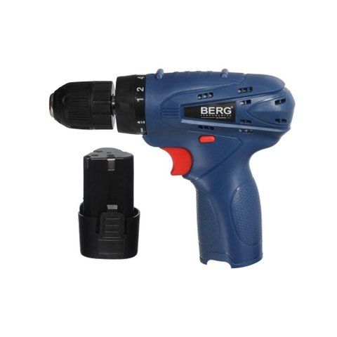 Parafusadeira Furadeira sem Fio 12v 3/8 Bivolt com Maleta - Berg Ferramentas