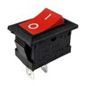 Chave Retangular On-off Vermelha 2 Terminais Kdc-101 - 1