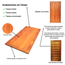 Ver imagem 4 de Tampo Mesa 1,5 m Madeira Maciça para Mesa de Jantar