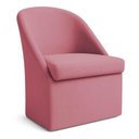 Ver imagem 4 de Kit 6 Poltronas Decorativas Malli Suede Rosa Pallazio