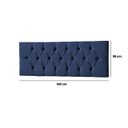 Ver mais imagens de Cabeceira Painel Estofada Paris Suede Azul Queen 1,60m para Cama Box