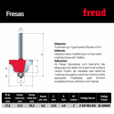 Ver imagem 3 de Fresa Decorativa 38-10006p Ø 27,0mm, Corte 13,3mm Freud