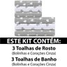 Kit 6 Peças Toalha Banho + Rosto Infantil Estampada 100 Algodão Felpuda Prisma Dohler Emcompre - 2