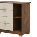 Ver imagem 6 de Guarda-roupa 6 Portas 100% Mdf e Cômoda Sapateira 4 Gavetas Spain Imbuia Fendi