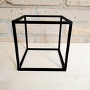 Ver imagem 2 de Cubo Decorativo - Quadrado Geométrico, Decoração Sala - Toque 3D