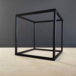 Cubo Decorativo - Quadrado Geométrico, Decoração Sala - Toque 3D - 3
