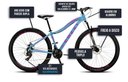 Ver imagem 5 de Eudora em Alumínio Quadro Rebaixado (15,5), Alavancas Ez-fire Stef500 Shimano, Aro 29 Aero, 36 Raias