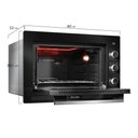 Ver mais imagens de Forno Elétrico de Embutir Mueller 50 Litros 127v Preto - Mfe50k
