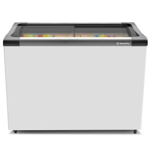 EXPOSITOR HORIZONTAL METALFRIO 284L 220V 2 PORTAS BRANCO (NF30)