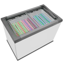 EXPOSITOR HORIZONTAL METALFRIO 284L 220V 2 PORTAS BRANCO (NF30) - 4