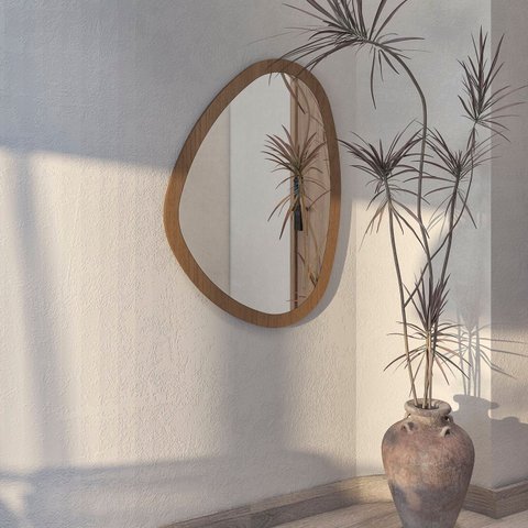 Espelho 68cm X 91cm Orgânico Artely